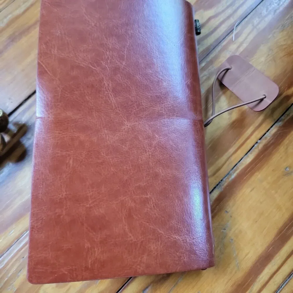 to My Daughter Leather Journal - 140 Page Keepsake Notebook Gift, Refillable Tra